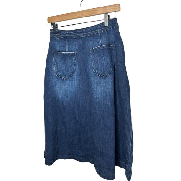Cello Jeans Women’s Skirt Size Small Denim Jean Midi Maxi Modest - Picture 3 of 4